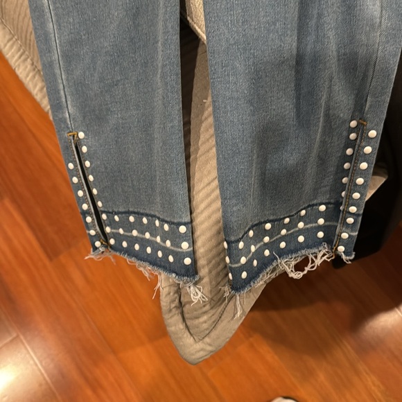 Nygard Women’s Denim Jeans with Pearl trim - Picture 5 of 7